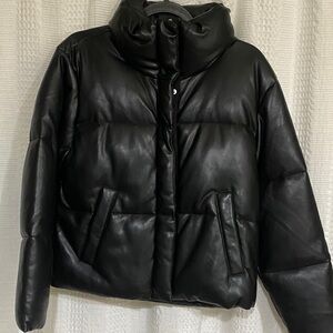 Abercrombie & Fitch Black Puffer Jacket